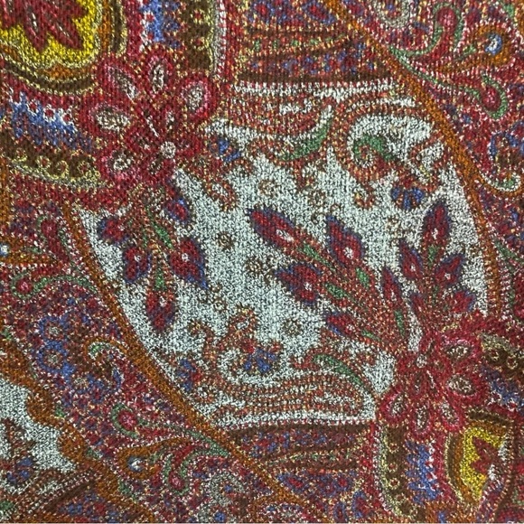 Coldwater Creek Multicolor Paisley Blazer Size S - Picture 6 of 9